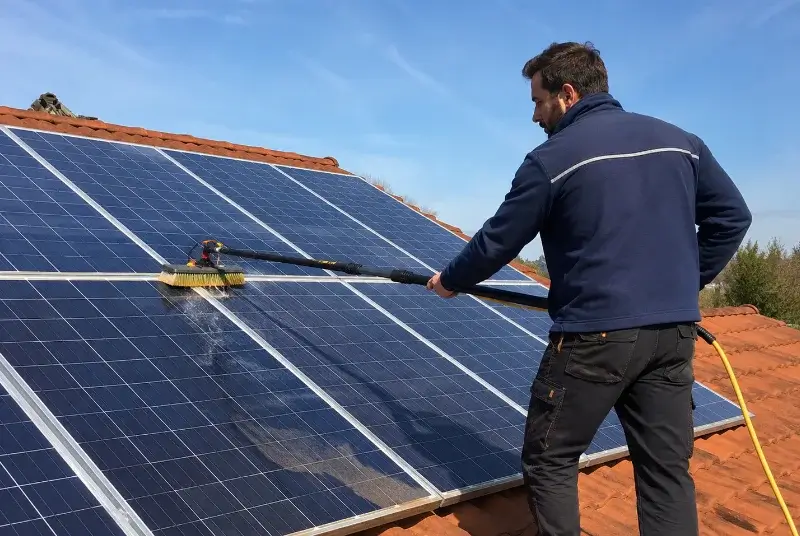 Nettoyage et entretien de panneaux solaires à Saint-Aubin-de-Lanquais